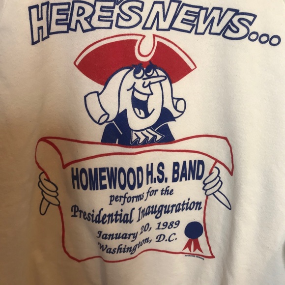 Vintage sweatshirt 1989 Presidential Inauguration - Picture 5 of 8